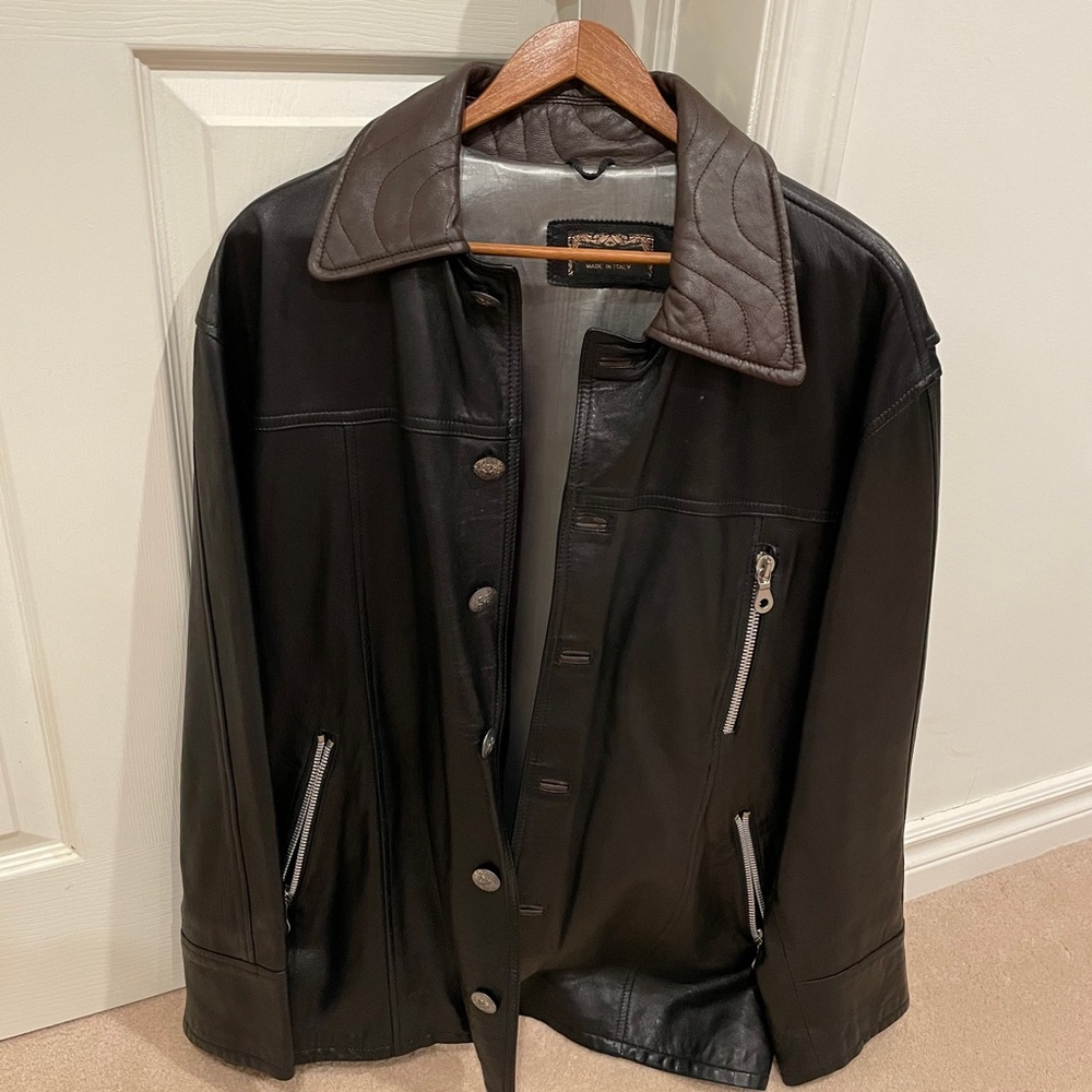 Leather Jacket Italian Made